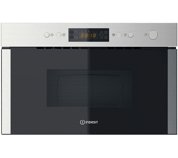 Indesit Aria Mwi 5213 Ix Uk Built In Microwave With Grill Stainless Steel