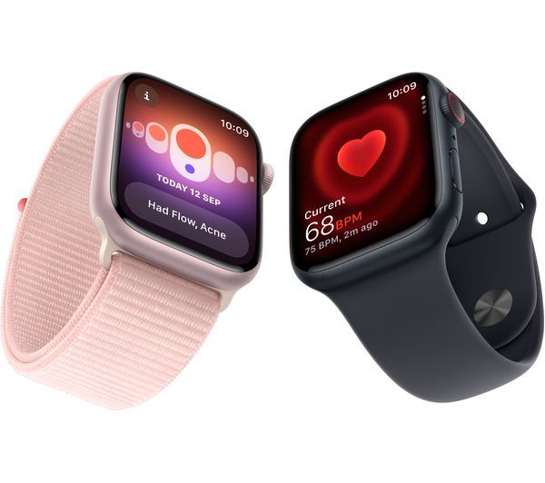 APPLE Watch Series 9 Cellular - 41 mm Starlight Aluminium Case with  Starlight Sport Loop - MRHQ3QA/A - Currys Business