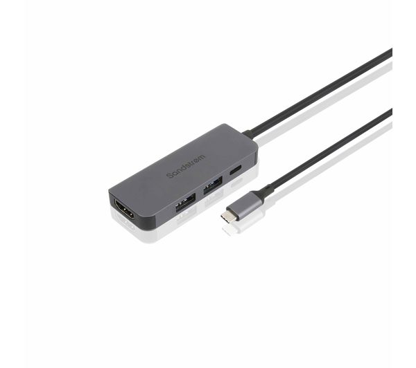 Image of SANDSTROM S4INICA25 4-port USB Type-C Connection Hub