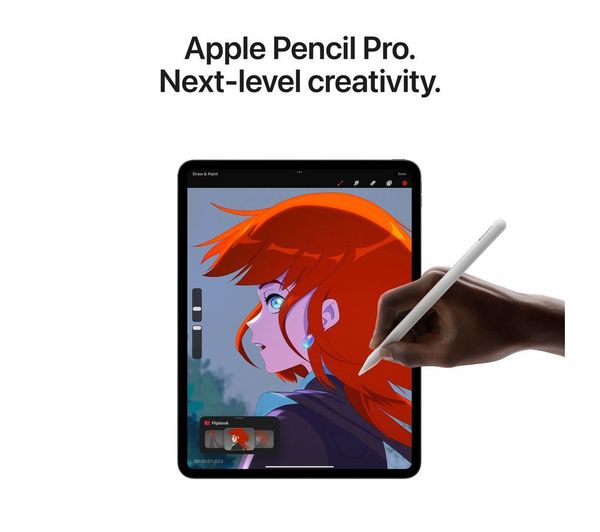 MVXT3NF/A APPLE 13" iPad Pro Cellular (2024) 256 GB, Silver