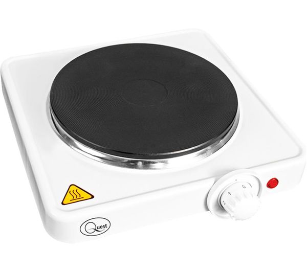 QUEST 35240 Single Electric Hot Plate - White
