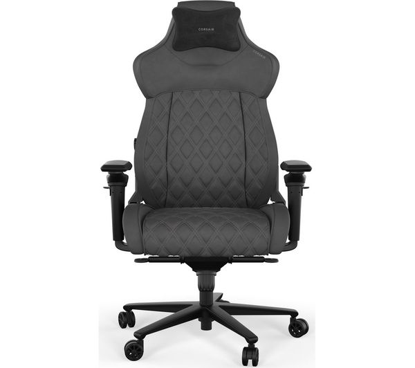 Corsair Shadow Tc500 Luxe Gaming Chair Grey Black