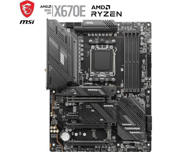 MSI MAG X670E TOMAHAWK WIFI AM5 Motherboard - 123300 - Currys Business