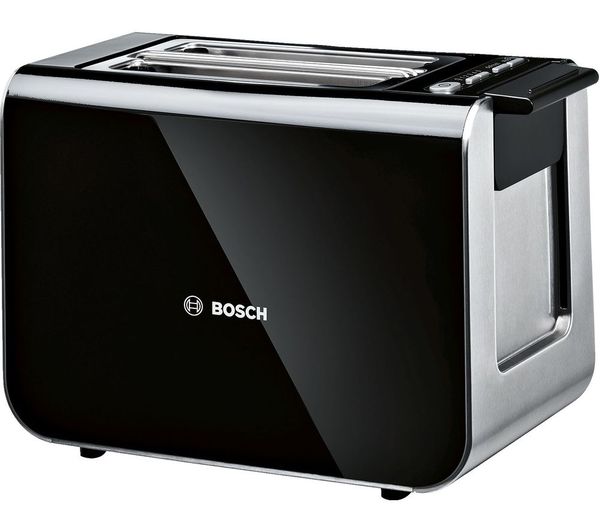 Bosch Styline Tat8613gb 2 Slice Toaster Black