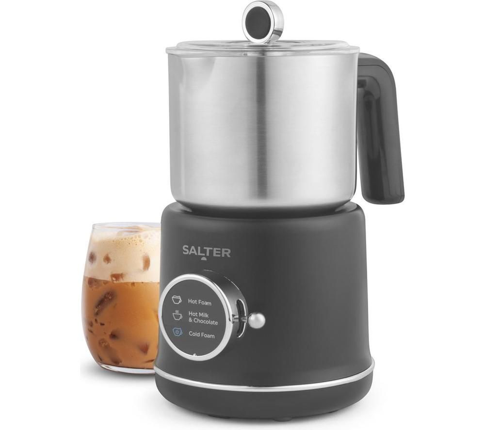 EK6526 Electric Milk Frother & Hot Chocolate Maker - Black