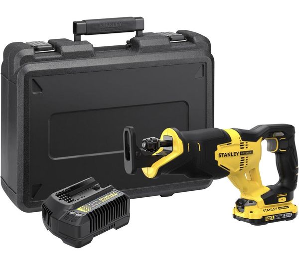 Stanley Fatmax V20 Sfmcs300 Cordless Reciprocating Saw Yellow Black