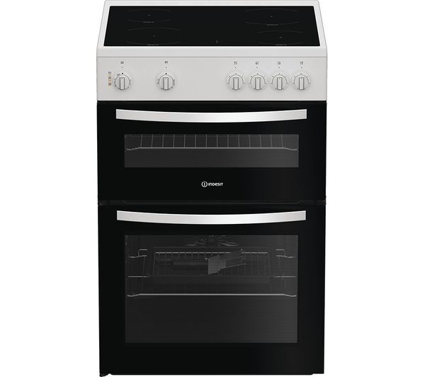 Indesit Ide6vmw 60 Cm Electric Ceramic Cooker White