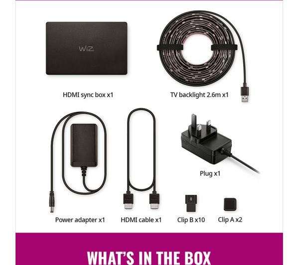 Hdmi Stick Style Windows Box WIZ HDMI Sync Box With 55 - 65