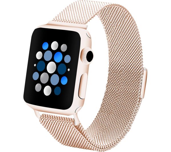 An image of SANDSTROM Apple Watch 38-42 mm (Series 10/11) Mesh Strap - Rose Gold