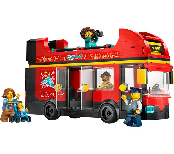 Lego City 60407 Red Double Decker Sightseeing Bus Set