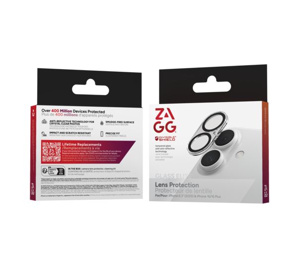 Zagg Invisibleshield Iphone 17 Clear View Camera Protector Clear