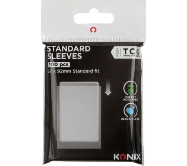 Konix Tgc Standard Sleeves Pack Of 100