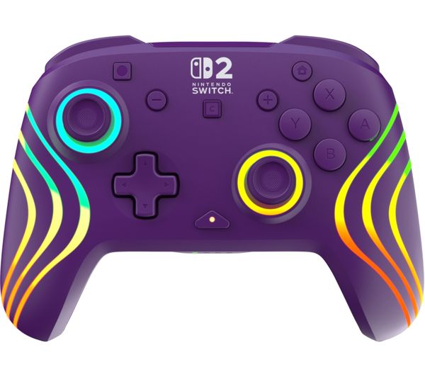 An image of TURTLE BEACH Afterglow Wave Wireless Controller for Nintendo Switch 2 - Purple