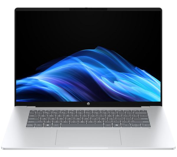 An image of HP OmniBook 5 NGAI 16" Laptop - Snapdragon X, 256 GB SSD, Silver