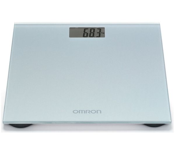 An image of OMRON HN-289-ESL Bathroom Scale - Grey