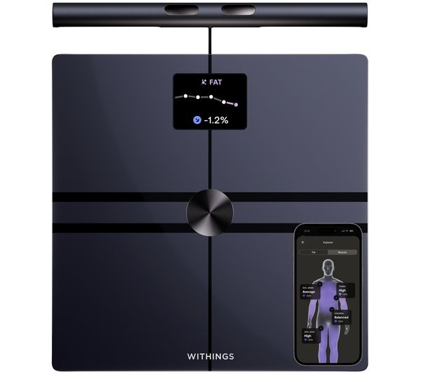 An image of WITHINGS BodyFit Smart Scale - Black