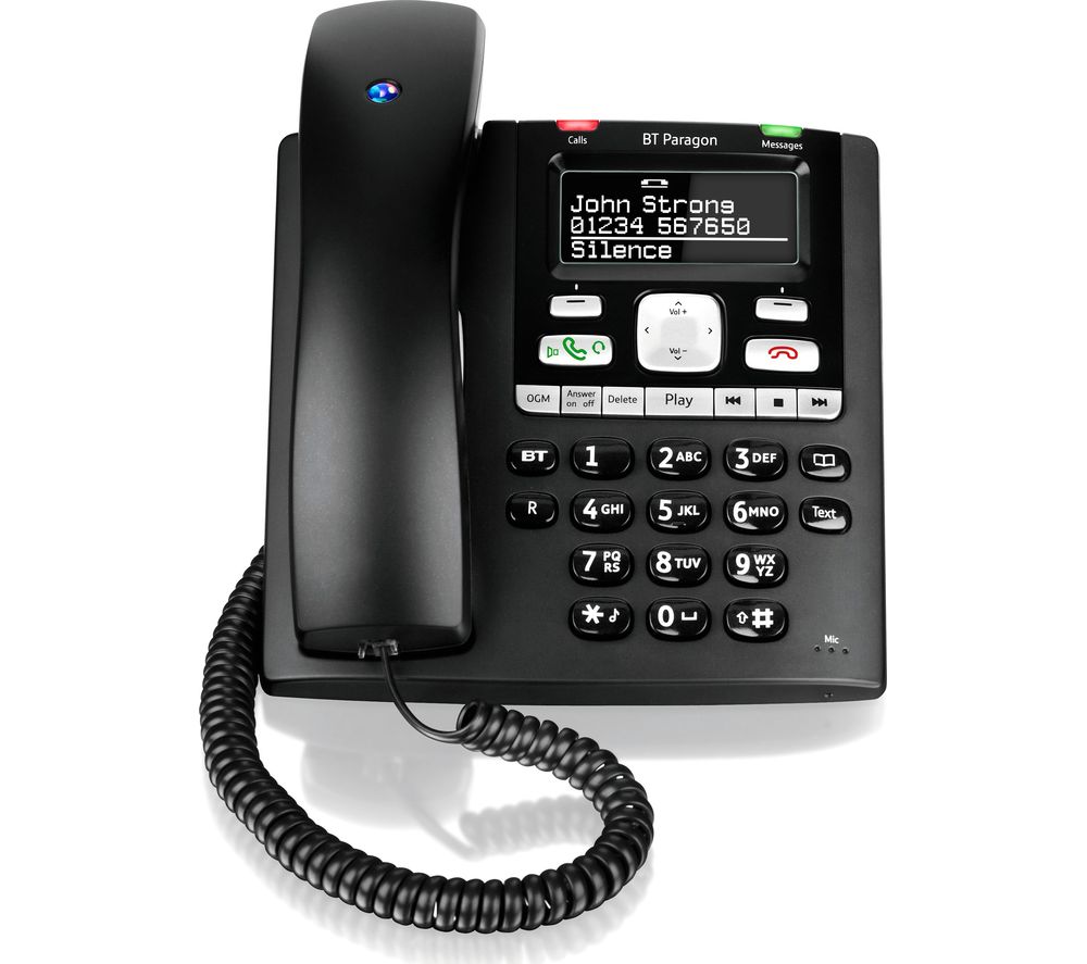 BT Paragon 650 Corded Phone with Answering Machine