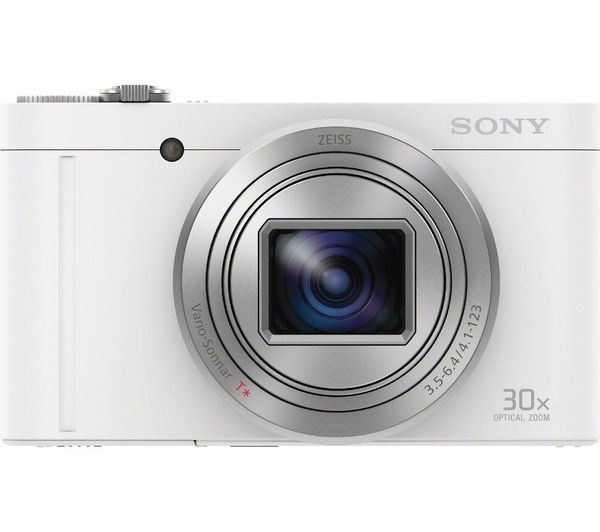 SONY Cyber-shot Cyber-shot DSC-WX500W Superzoom Compact Camera - White, White