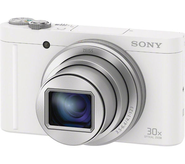 SONY Cyber-shot DSC-WX500W Superzoom Compact Camera - White