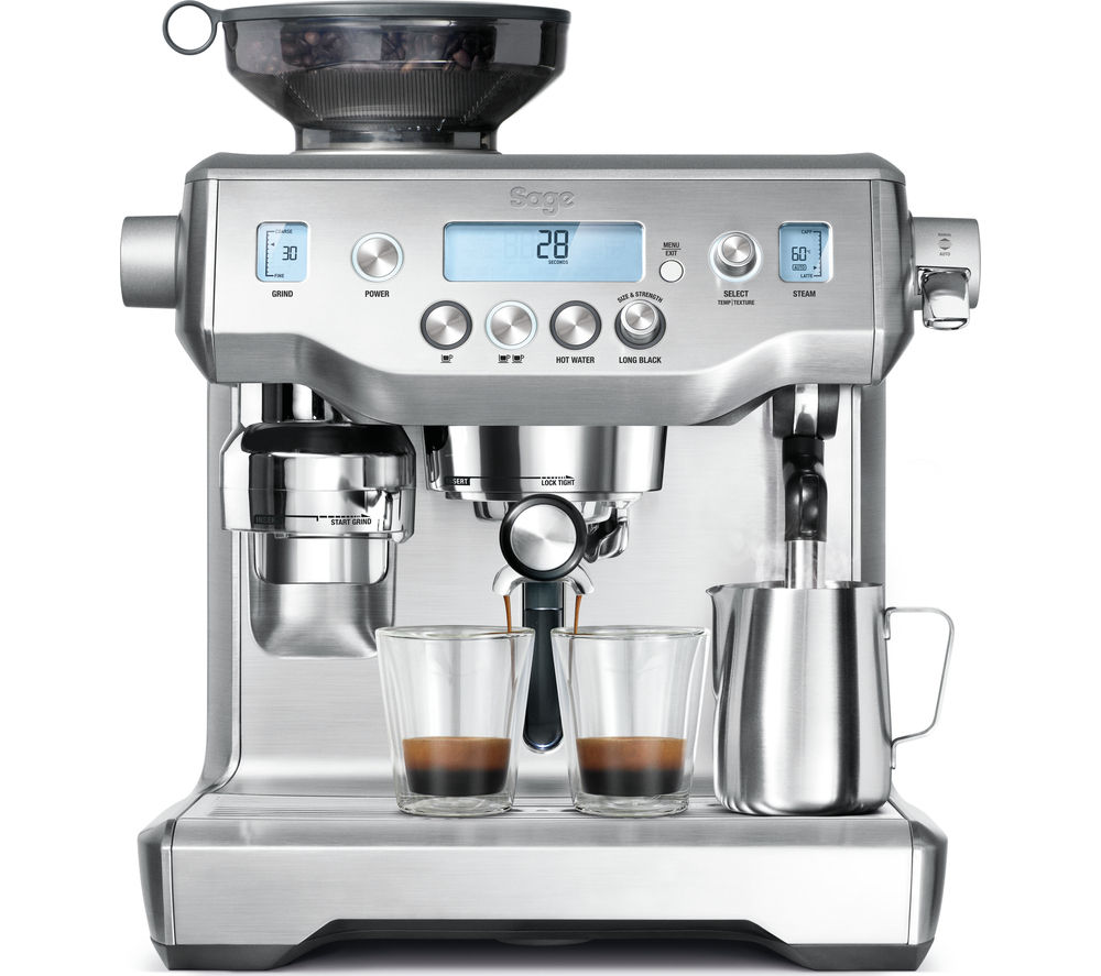 the Oracle BES980UK Bean to Cup Coffee Machine - Stainless Steel