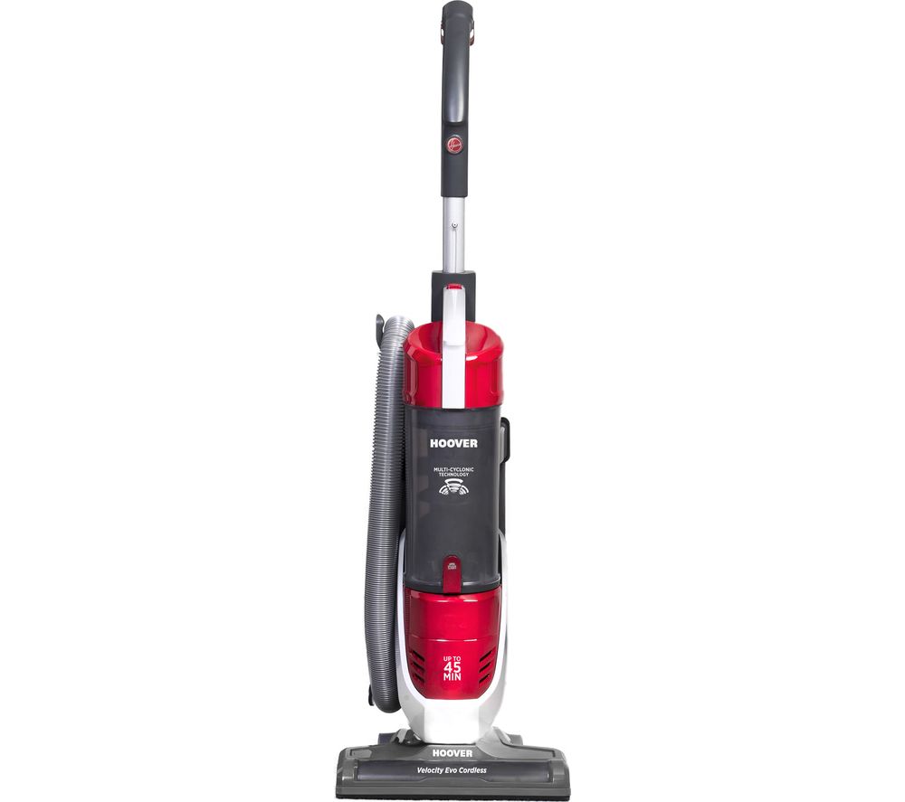 HOOVER Velocity Evo VE18LIG Cordless Vacuum Cleaner - Grey & Red, Grey Review thumbnail