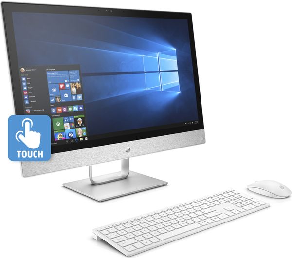 HP Pavilion 24-r012na Touchscreen All-in-One PC - Blizzard White