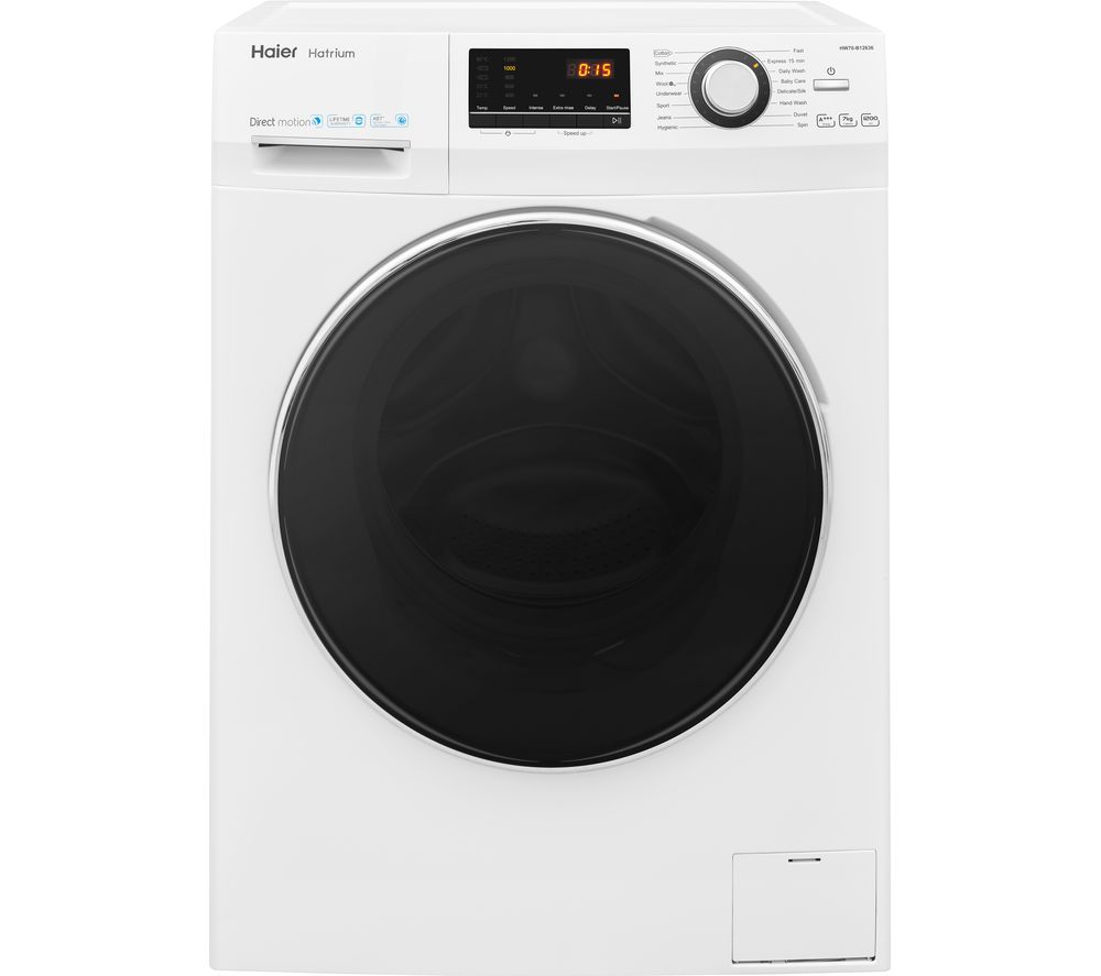 HAIER Hatrium HW70-B12636 7 kg 1200 Spin Washing Machine specs