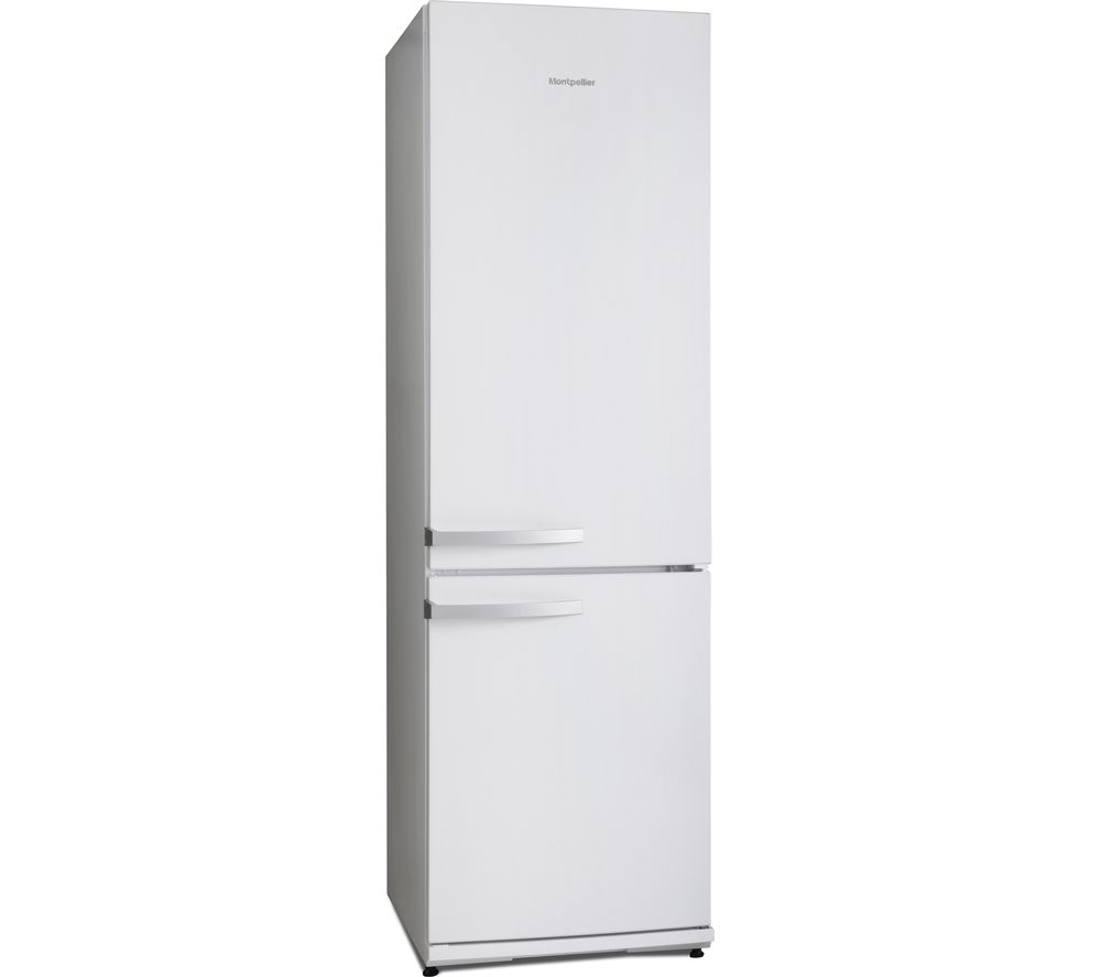 MONTPELLIER MS317-2W 70/30 Fridge Freezer – White, White