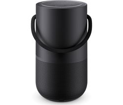 Portable Wireless Multi-room Home Speaker with Google Assistant & Amazon Alexa - Black