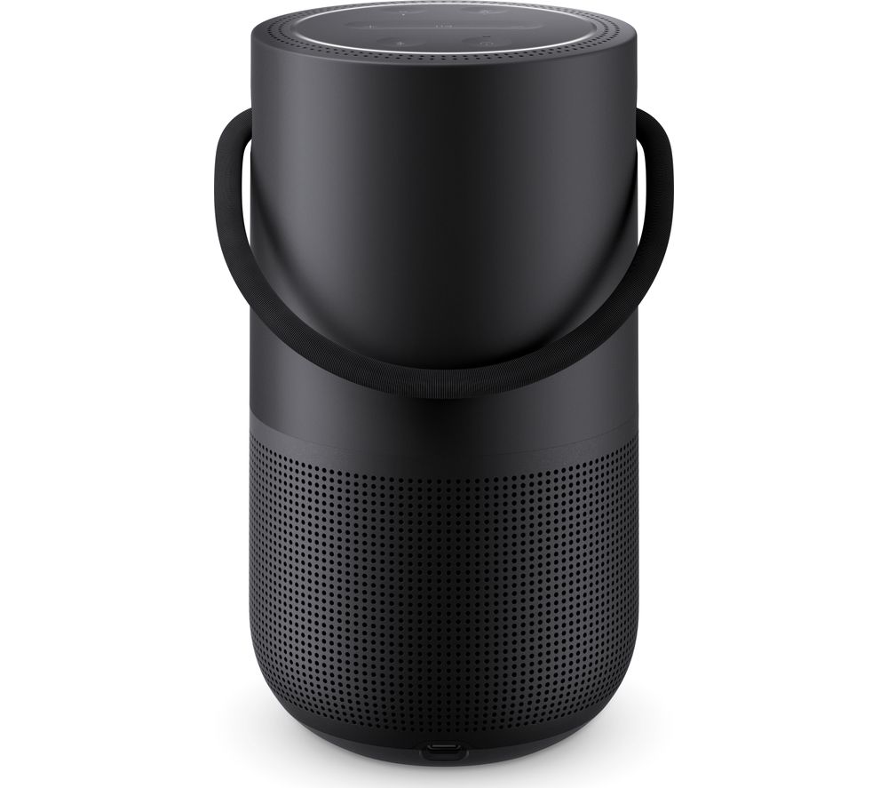 BOSE Portable Wireless Multi-room Home Speaker with Google Assistant & Amazon Alexa - Black