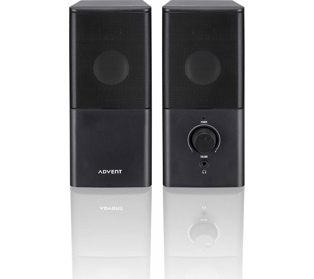 ADVENT ASP20BK20 2.0 PC Speakers - Black