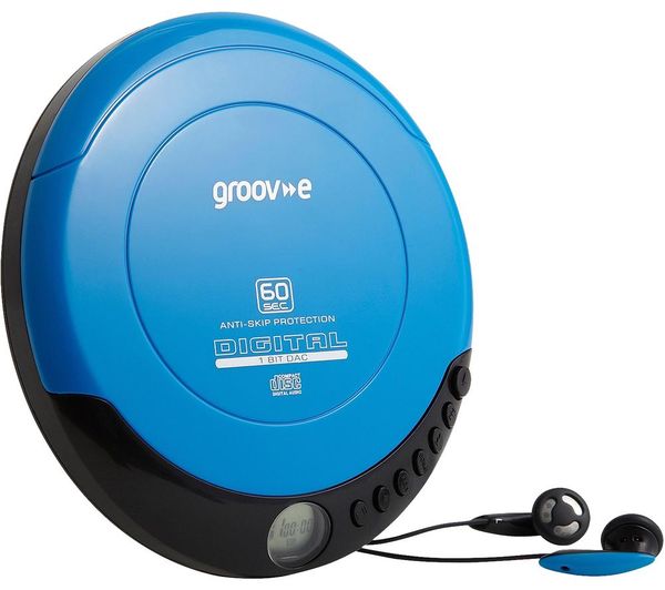 Retro GV-PS110-BE Personal CD Player - Blue