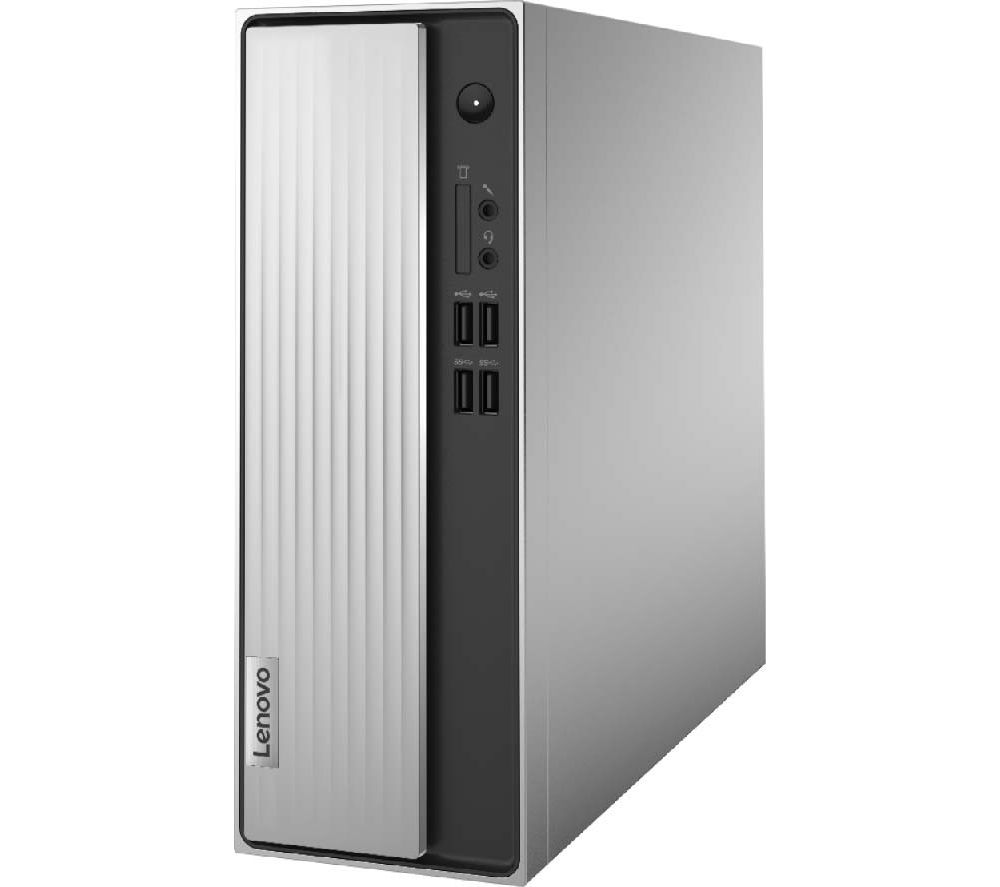 LENOVO IdeaCentre 3 Desktop PC - AMD Ryzen 5, 1 TB HDD & 128 GB SSD, Grey, Grey