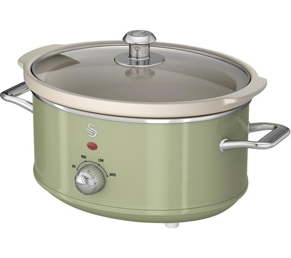 Swan Retro Sf17021gn Slow Cooker Green