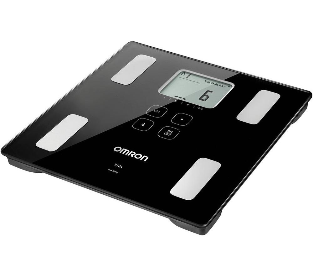 OMRON VIVA HBF-222T Smart Scale and Body Composition Monitor - Black