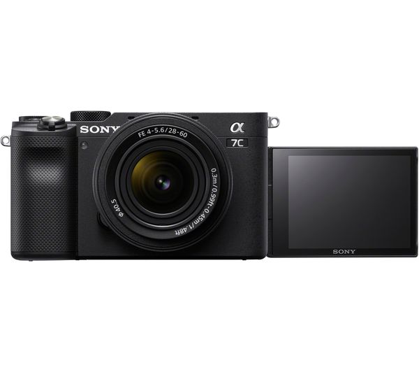 SONY a7 C Mirrorless Camera with FE 28-60 mm f/4-5.6 Lens - Black, Black