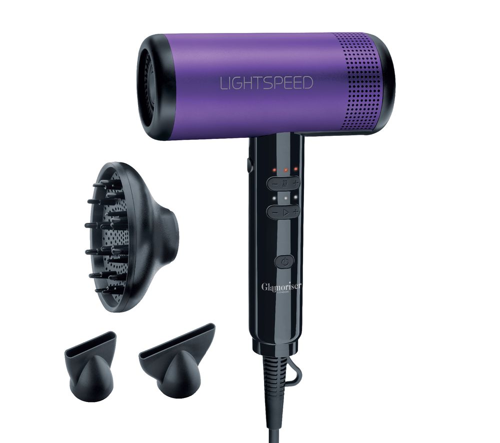 GLAMORISER Lightspeed GLA051 Hair Dryer - Purple, Purple