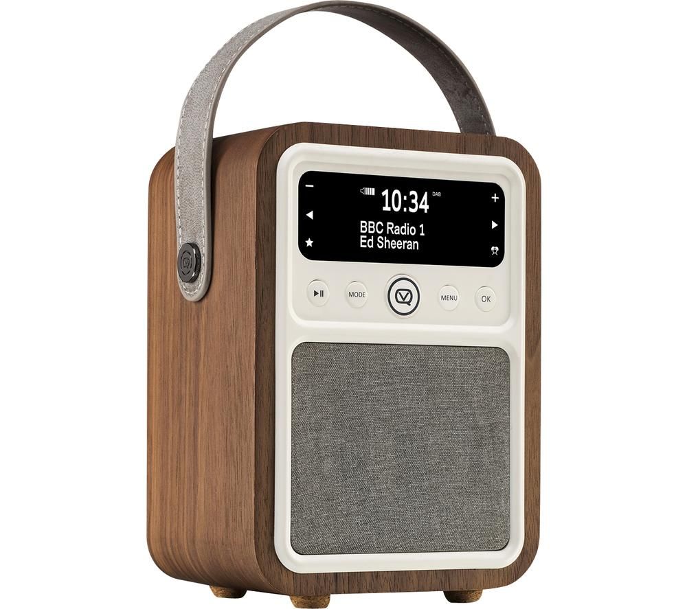 Monty Portable DAB+/FM Bluetooth Radio - Walnut
