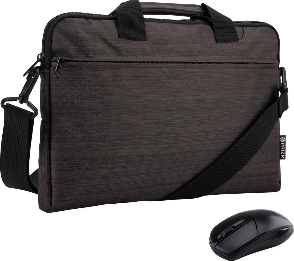 PRIZM NB54302M 14" Laptop Bag & Wireless Mouse Bundle