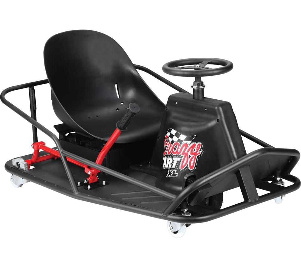Crazy Cart XL Electric Ride-On Vehicle - Black