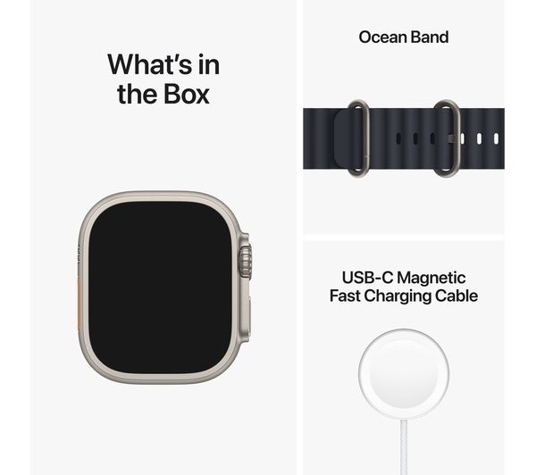 APPLE Watch Ultra Cellular - Titanium with Midnight Ocean