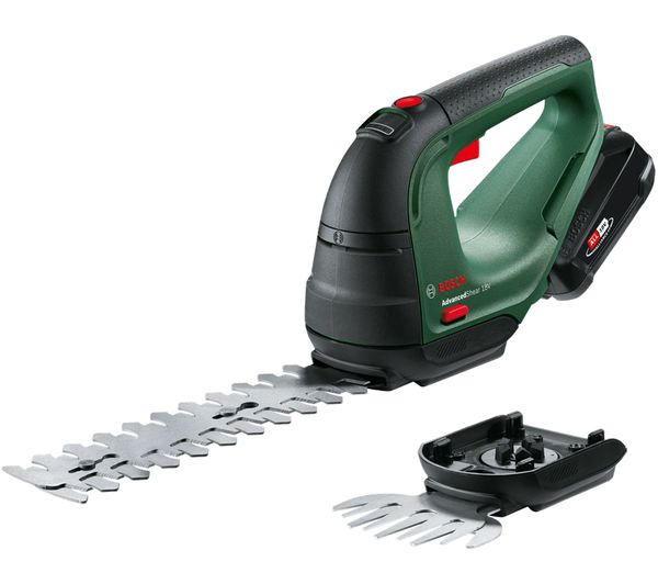 Bosch Advanced Shear 18v 10 Cordless Shrub Grass Shear Set With 1 Battery
