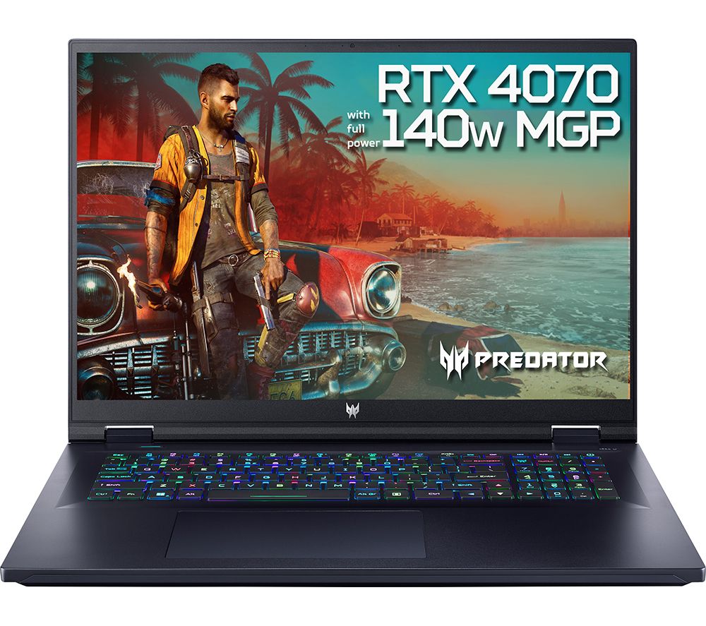 Predator Helios 18" Gaming Laptop - Intel® Core™ i7, RTX 4070, 2 TB SSD