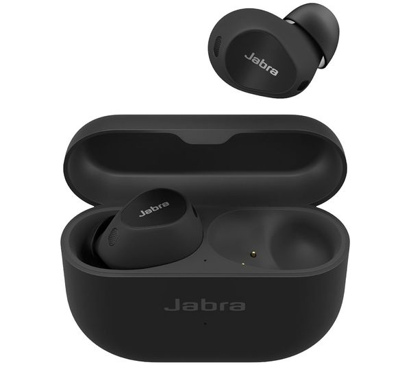 Image of JABRA Elite 10 Wireless Bluetooth Noise-Cancelling Earbuds - Gloss Black