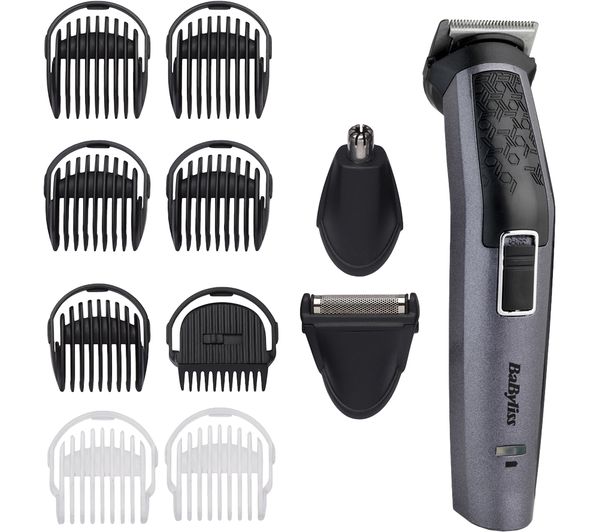 Babyliss Titanium Men 7256u 11 In 1 Multi Trimmer Grey Black