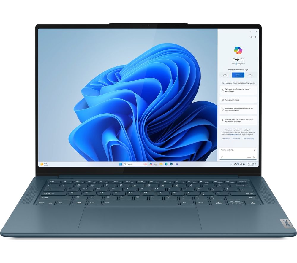 Yoga Pro 7 14" Laptop - Intel® Core™ Ultra 7, 1 TB SSD, Teal