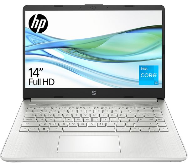 HP 14s-dq5503sa 14 Laptop - Intel Core i3, 128 GB SSD, Silver