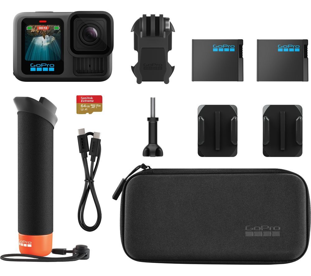 HERO13 Black 5.3K Action Camera & Accessories Bundle