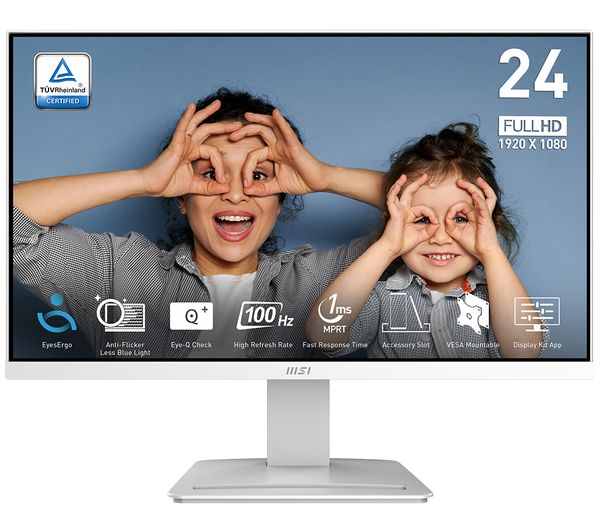 Msi Pro Mp2412w Full Hd 24 Tft Lcd Monitor Black