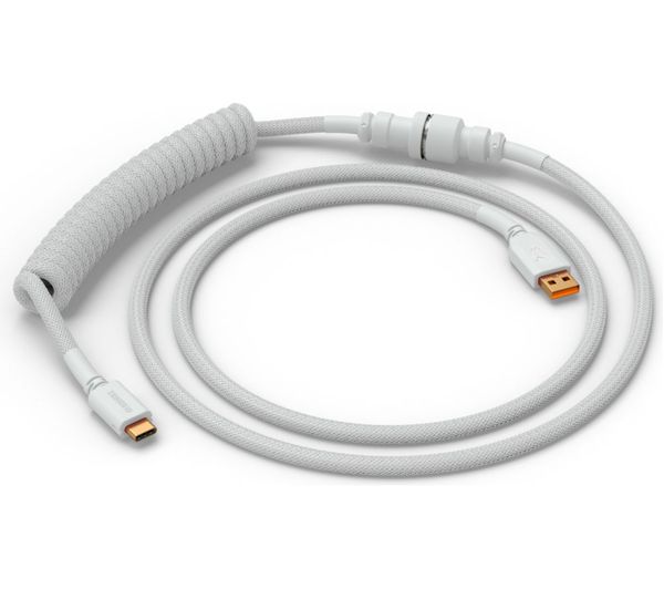 Glorious Coiled Usb To Usb Type C Keyboard Cable Ghost White Glorious Coiled Usb To Usb Type C Keyboard Cable Ghost White